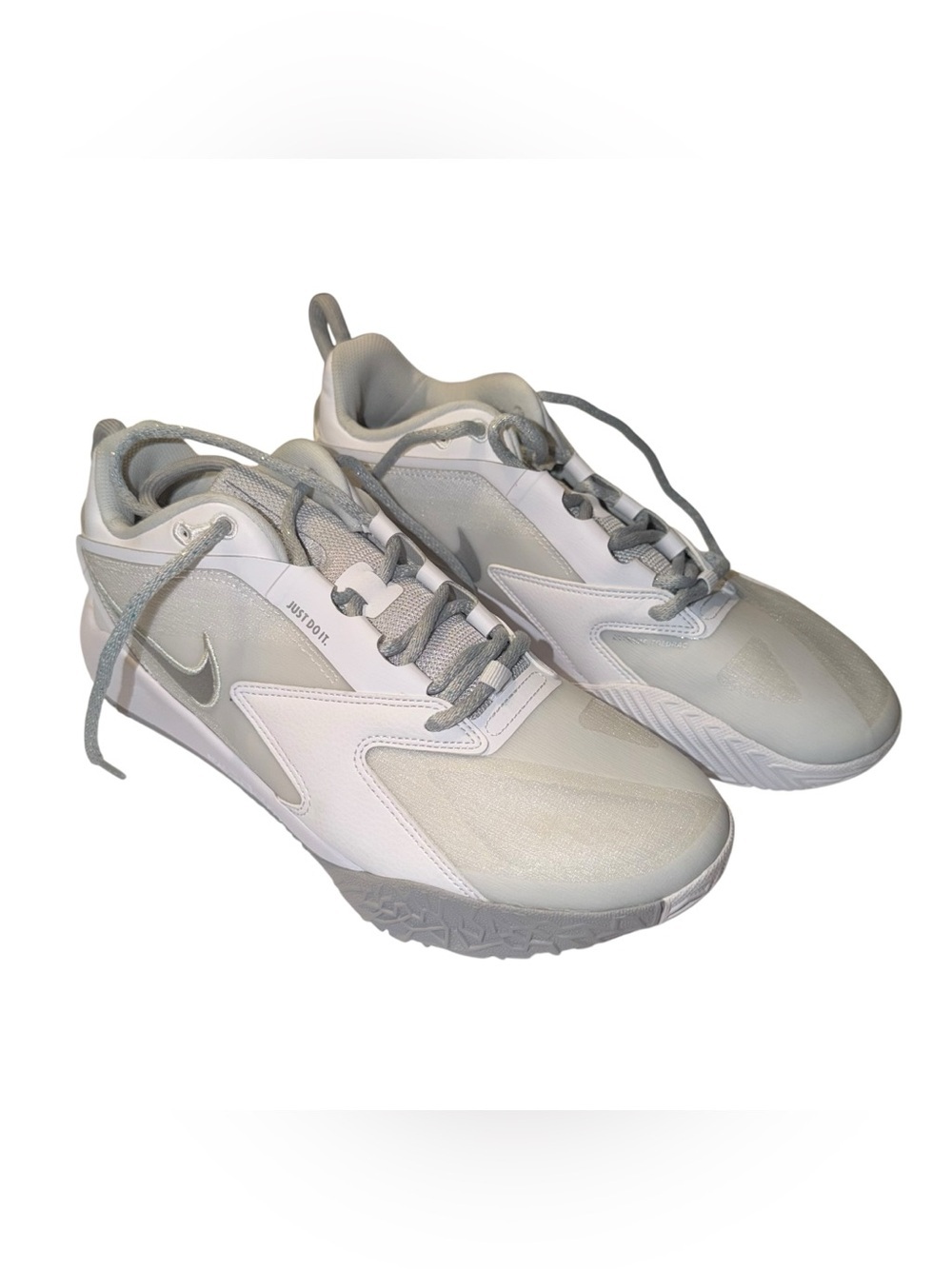 Nike Air Zoom HyperAce 3 Volleyball Shoes White Silver